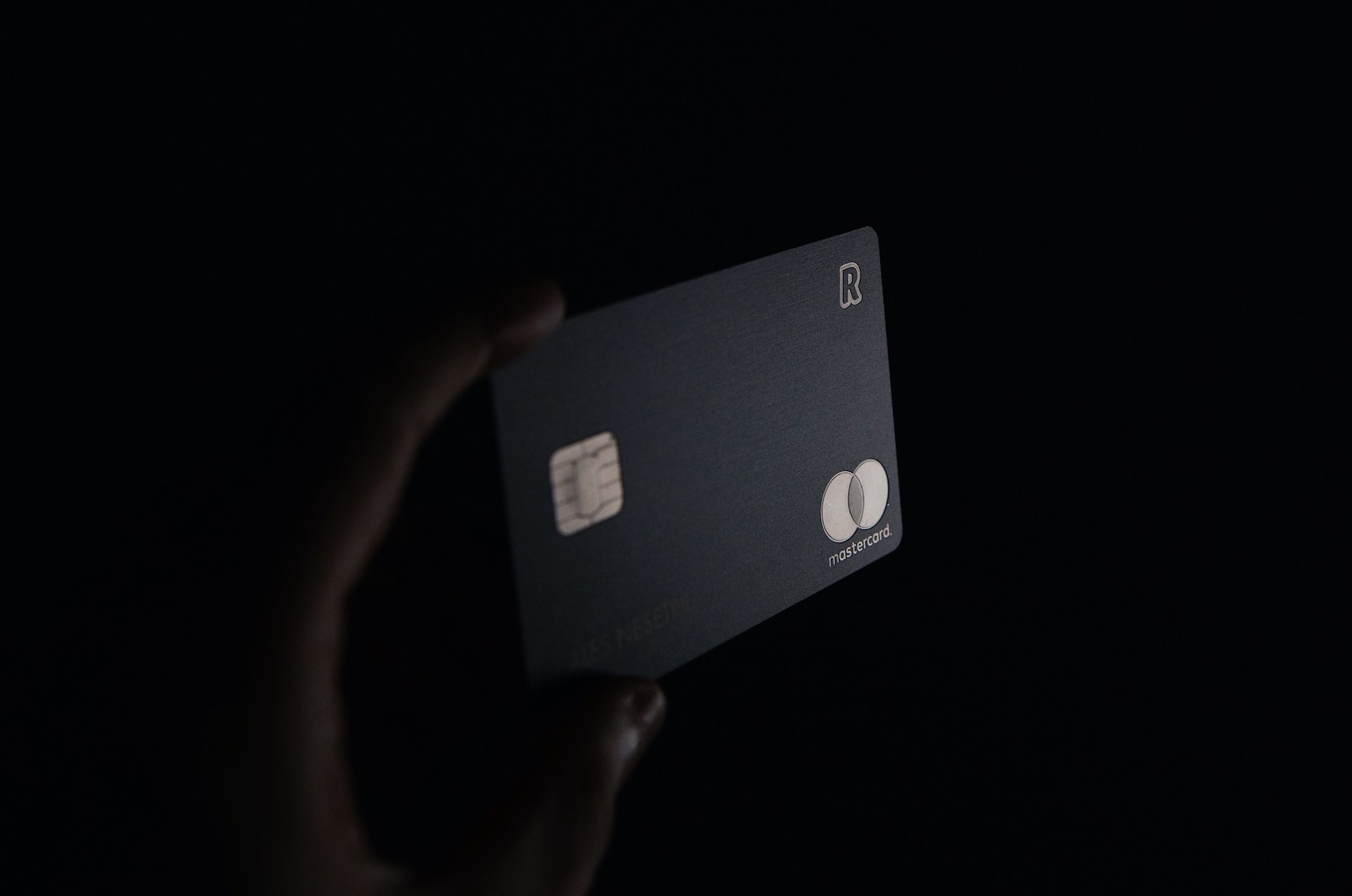 A black debit card