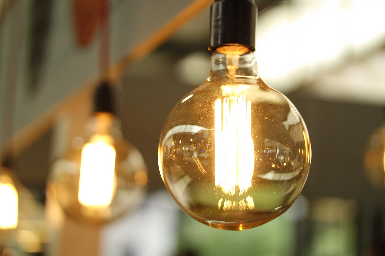 A lightbulb