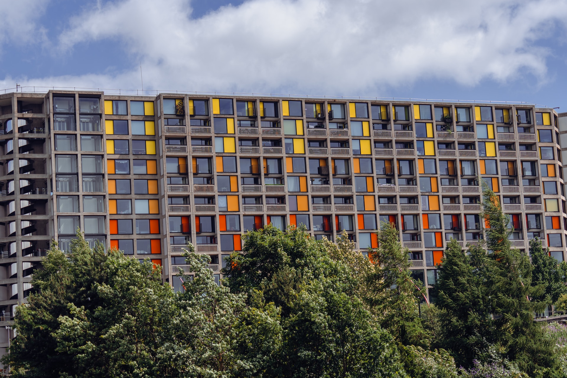 block of flats in Sheffield
