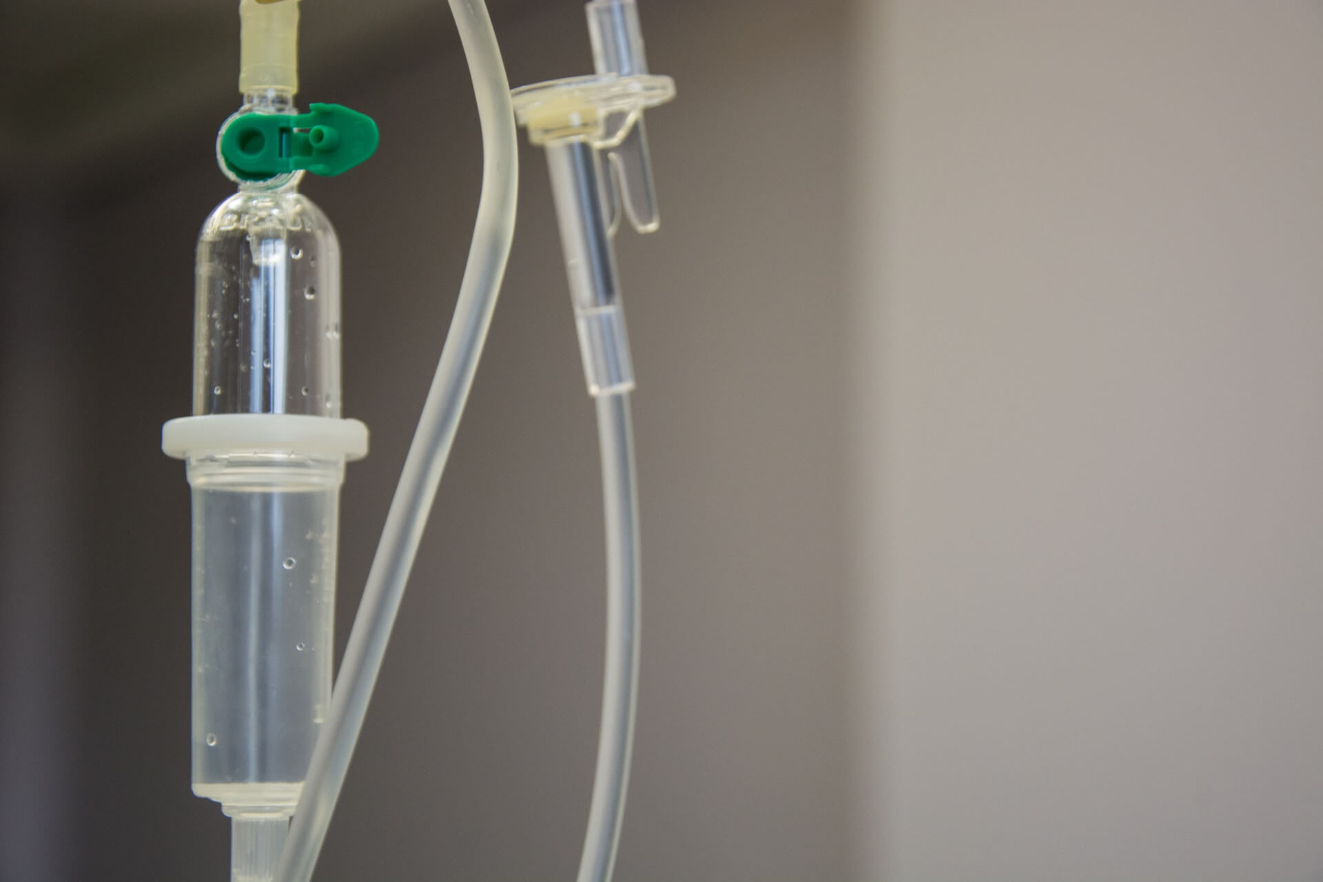 An IV drip