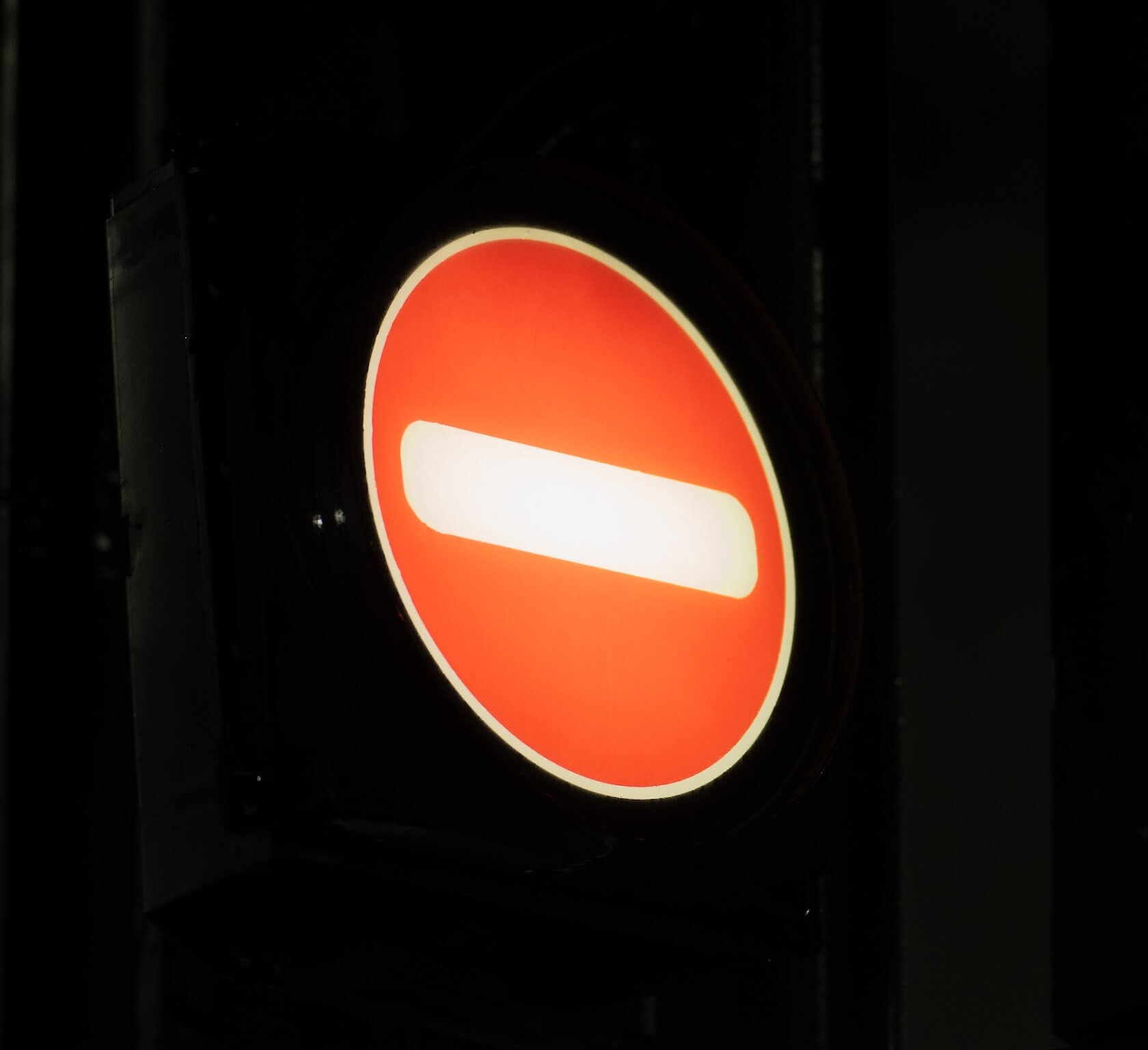A traffic sign